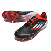 Chuteira Campo Molhado SG Adidas F50 Primeknit Elite Preta, Branca e Vermelha