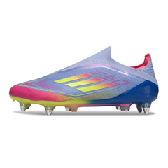 Chuteira Campo Molhado SG Adidas F50 Elite Sem Cadarço Pack Celestial Victory