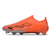 Chuteira Campo FG Adidas F50 Elite Sem Cadarço Laranja