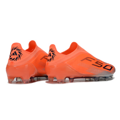 Chuteira Campo FG Adidas F50 Elite Sem Cadarço Laranja