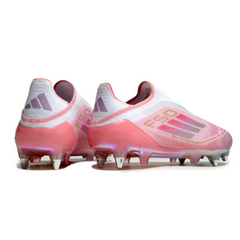 Chuteira Campo Molhado SG Adidas F50 Elite Sem Cadarço Pack Lamine Yamal