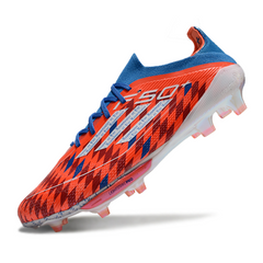 Chuteira Campo FG Adidas F50+ Elite Pack Raumdeuter Preta e Vermelha