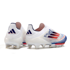 Chuteira Campo FG Adidas F50+ Elite Sem Cadarço Preta e Amarela