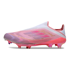 Chuteira Campo FG Adidas F50+ Elite Sem Cadarço Preta e Amarela