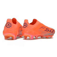 Chuteira Campo FG Adidas F50+ Elite Sem Cadarço Laranja