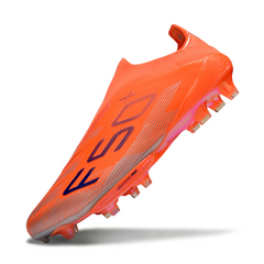 Chuteira Campo FG Adidas F50+ Elite Sem Cadarço Laranja