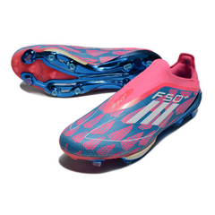 Chuteira Campo FG Adidas F50+ Elite Sem Cadarço Verde e Preta
