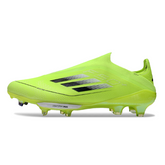 Chuteira Campo FG Adidas F50+ Elite Sem Cadarço Verde e Preta