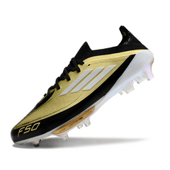 Chuteira Campo FG Adidas F50+ Elite Pack Dourado Triumph