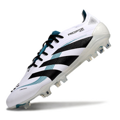 Chuteira Campo FG Adidas Predator 25 Elite Branca e Azul