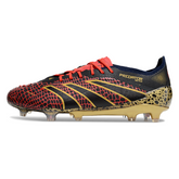 Chuteira Campo FG Adidas Predator 25 Elite Preta, Vermelha e Amarela