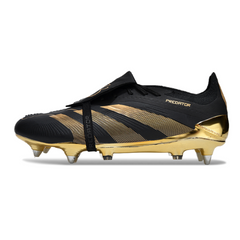 Chuteira Campo Molhado SG Adidas Predator 30 Elite DF Preta e Dourada