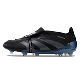 Chuteira Campo FG Adidas Predator 30 Elite Com Língua Preta e Azul