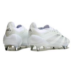 Chuteira Campo Molhado SG Adidas Predator 30 Elite Branca e Cinza