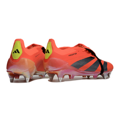 Chuteira Campo Molhado SG Adidas Predator 30 Elite Pack Predstrike Preta e Vermelha