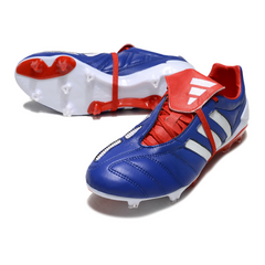 Chuteira Campo FG Adidas Predator Mutator Mania Elite Preta e Vermelha
