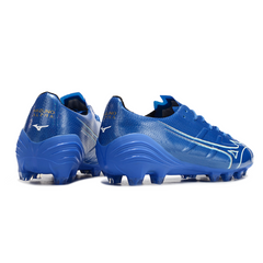 Chuteira Campo FG Mizuno Alpha Azul