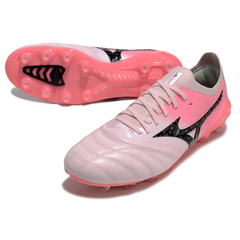 Chuteira Campo FG Mizuno Morelia Neo IV Elite Rosa e Branca