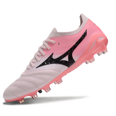 Chuteira Campo FG Mizuno Morelia Neo IV Elite Rosa e Branca