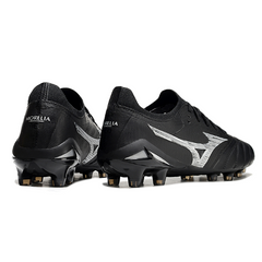 Chuteira Campo FG Mizuno Morelia Neo IV Elite Preta e Branca