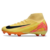 Chuteira Campo FG Nike Air Zoom Mercurial Superfly 10 Academy Pack Mbappe Preta e Vermelha