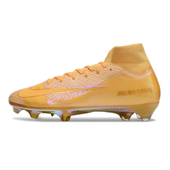 Chuteira Campo FG Nike Air Zoom Mercurial Superfly 10 Elite Dourada