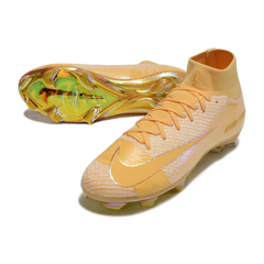 Chuteira Campo FG Nike Air Zoom Mercurial Superfly 10 Elite Dourada