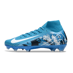 Chuteira Campo FG Nike Air Zoom Mercurial Superfly 10 Elite Azul