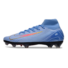 Chuteira Campo FG Nike Air Zoom Mercurial Superfly 10 Elite Azul-Clara