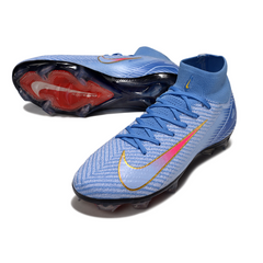 Chuteira Campo FG Nike Air Zoom Mercurial Superfly 10 Elite Azul-Clara
