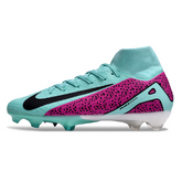 Chuteira Campo FG Nike Air Zoom Mercurial Superfly 10 Elite Azul e Roxa