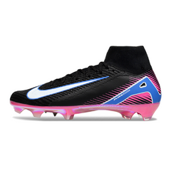 Chuteira Campo FG Nike Air Zoom Mercurial Superfly 10 Elite Preta e Rosa