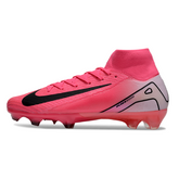 Chuteira Campo FG Nike Air Zoom Mercurial Superfly 10 Elite Rosa e Branca