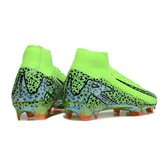 Chuteira Campo FG Nike Air Zoom Mercurial Superfly 10 Elite Verde e Preta