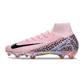 Chuteira Campo FG Nike Air Zoom Mercurial Superfly 10 Elite Rosa-Clara