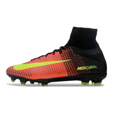 Chuteira Campo FG Nike Mercurial Superfly 5 Elite Laranja, Rosa e Preta