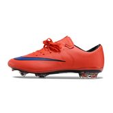 Chuteira Campo FG Nike Air Zoom Mercurial Vapor 10 Elite Vermelha e Azul