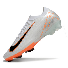 Chuteira Campo FG Nike Air Zoom Mercurial Vapor 16 Elite Branca e Laranja