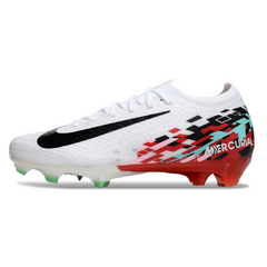 Chuteira Campo FG Nike Air Zoom Mercurial Vapor 16 Elite Branca e Vermelha