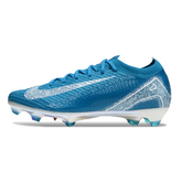 Chuteira Campo FG Nike Air Zoom Mercurial Vapor 16 Elite Azul e Branca