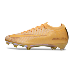 Chuteira Campo FG Nike Air Zoom Mercurial Vapor 16 Elite Dourada