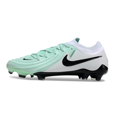 Chuteira Campo FG Nike Phantom GX2 Elite Verde-Clara e Branca