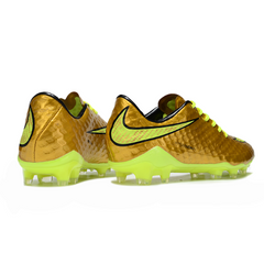 Chuteira Campo FG Nike Phantom Hypervenom Elite Dourada