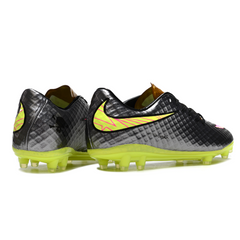 Chuteira Campo FG Nike Phantom Hypervenom Elite Preta e Laranja