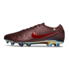 Chuteira Campo FG Nike Tiempo 10 Legend Luxe Elite Bordô Pack Itália