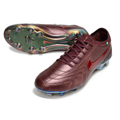 Chuteira Campo FG Nike Tiempo 10 Legend Luxe Elite Bordô Pack Itália