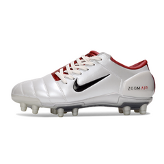 Chuteira Campo FG Nike Total 90 III Branca e Vermelha