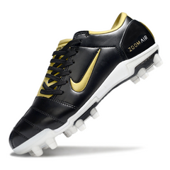 Chuteira Campo FG Nike Total 90 III Preta e Dourada