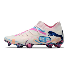 Chuteira Campo FG Puma Future 7 Pack Volume Up Preta e Azul