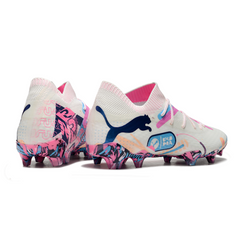 Chuteira Campo FG Puma Future 7 Pack Volume Up Preta e Azul